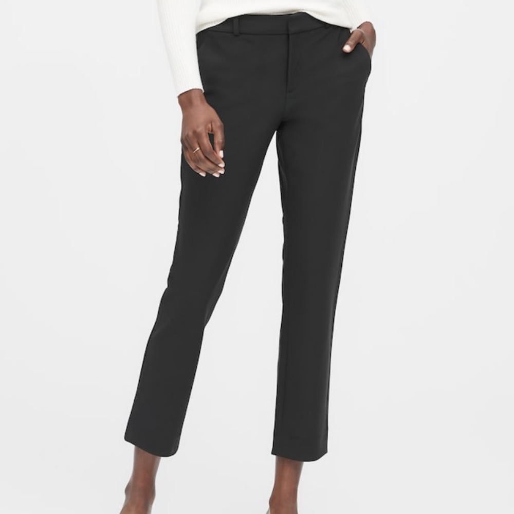 dark grey banana republic women’s trousers